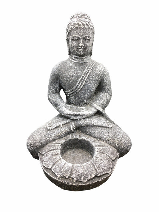 Buddha with Tea Light Holder